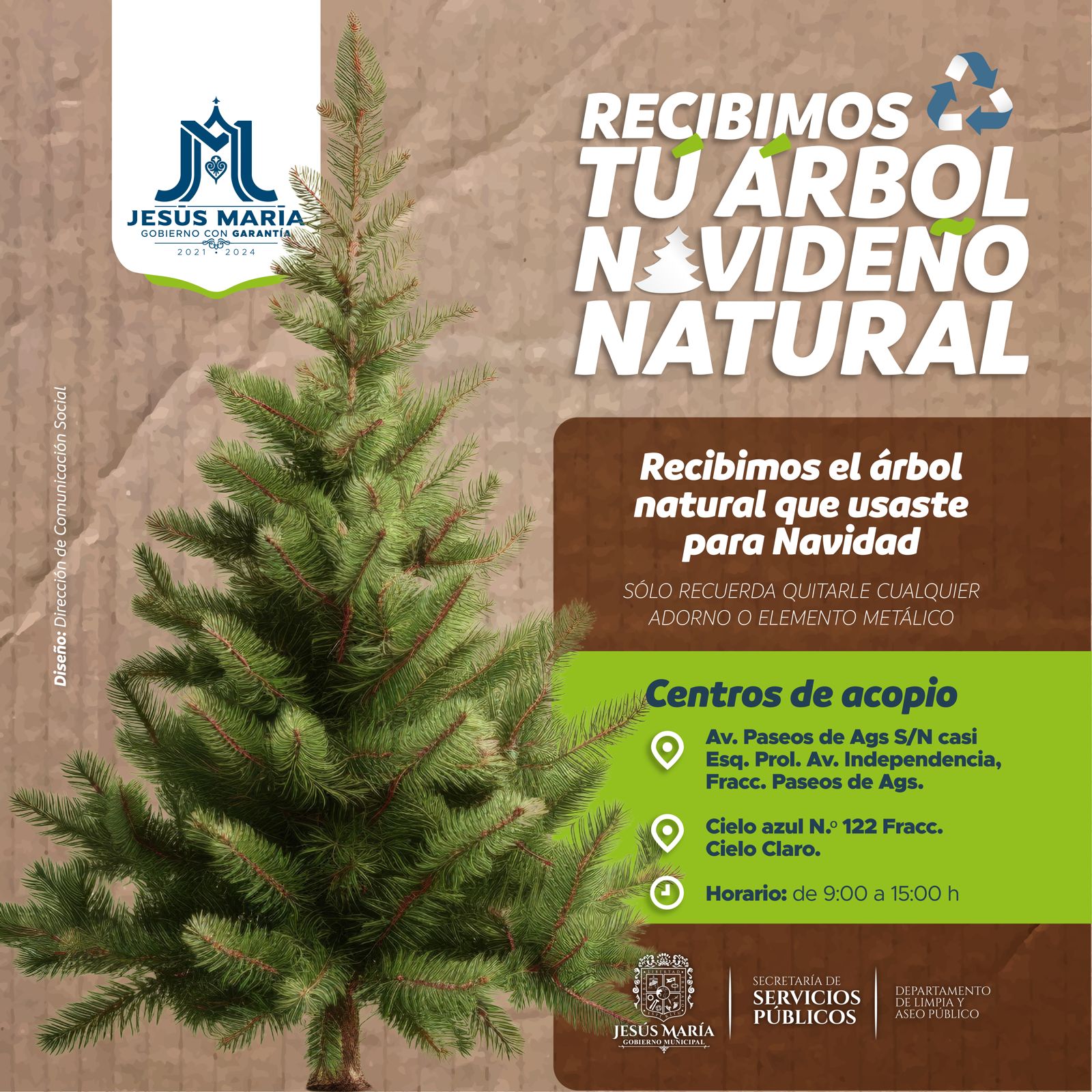 «disponibles Centros De Acopio Para Árboles De Navidad