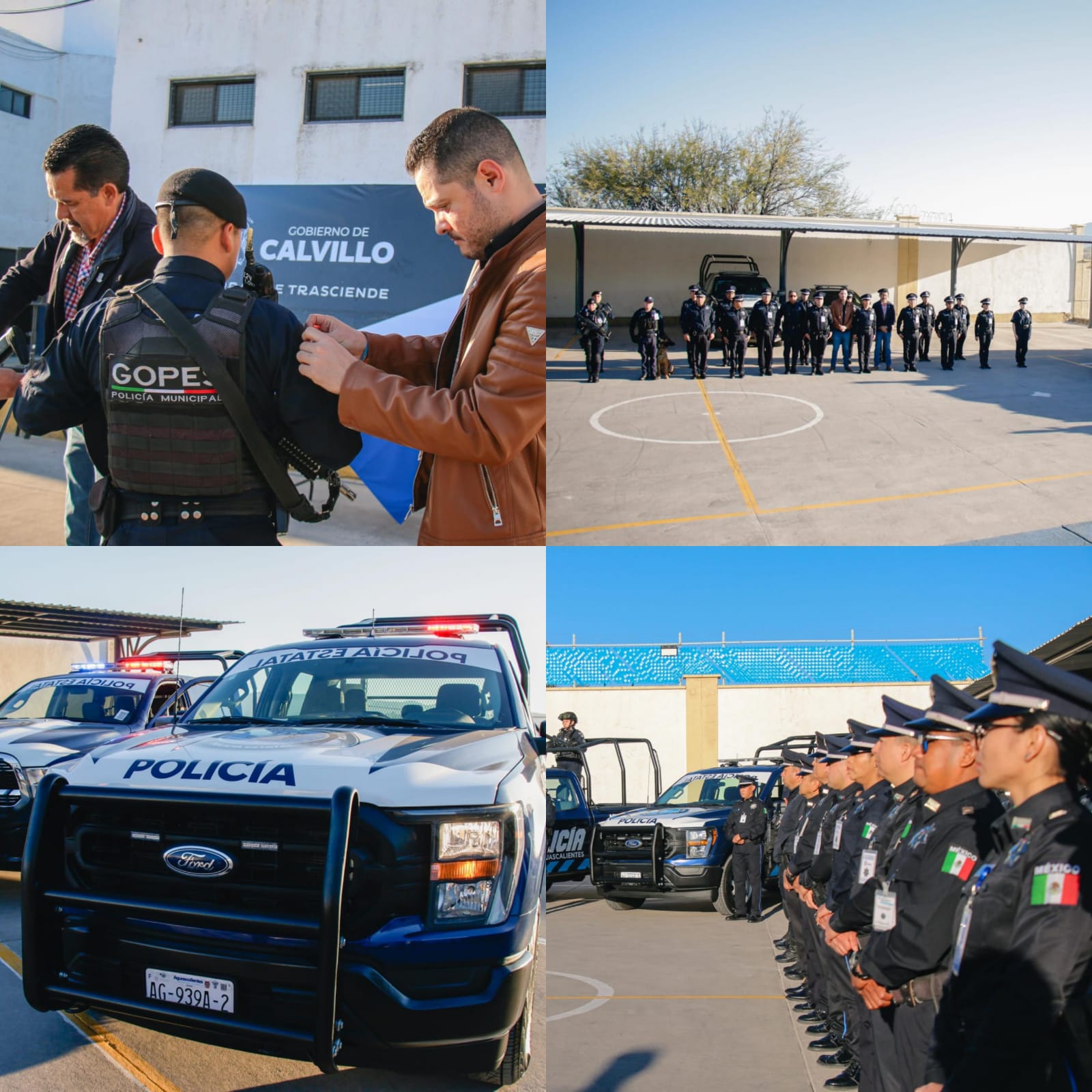 La Gobernadora Tere JimÉnez Hace Entrega De Patrullas Y Equipamento Al Municipio De Calvillo 5364